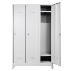 Jessan Ofis 3 lü Standart Soyunma Dolabı Gri