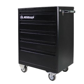 Jessan Ofis 5 Çekmeceli Takım Arabası Komple Siyah